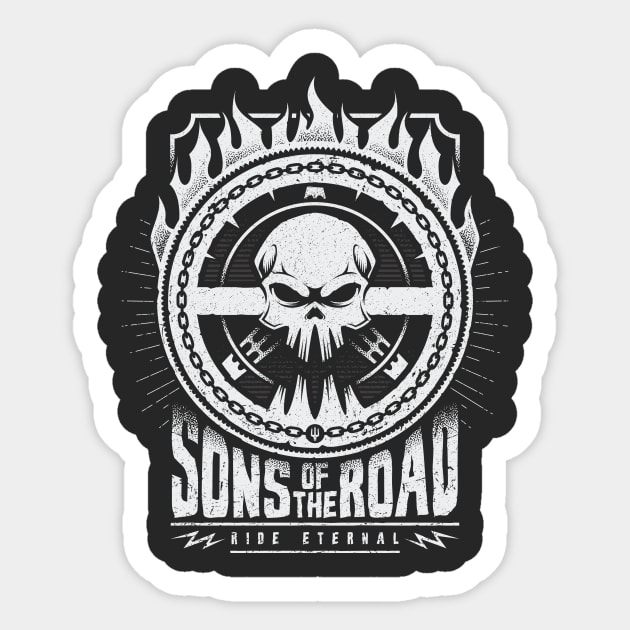 Sons of the Road Sticker by StudioM6
